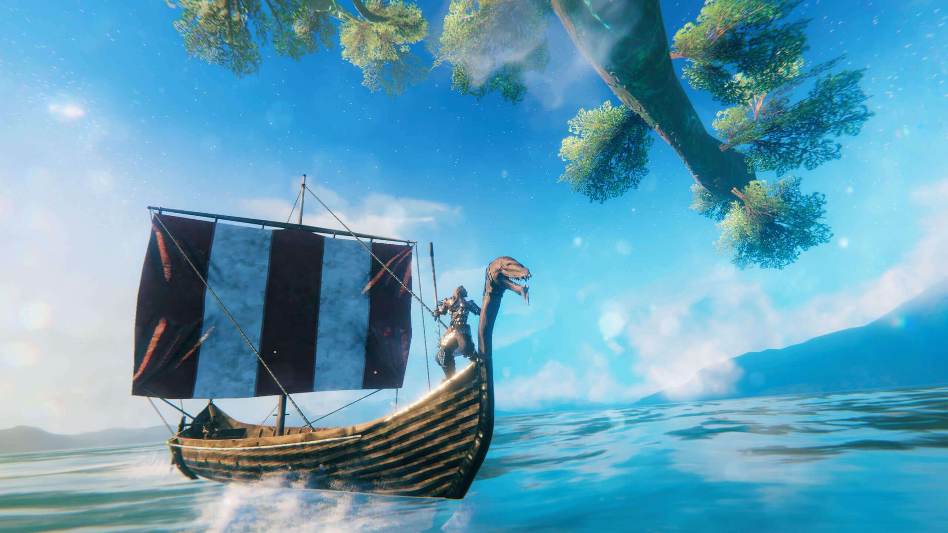Segeln mit dem Longship in Valheim