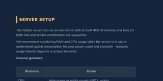 Screenshot: Hypixel – Hytale 4GB sind (vermeintlich) genug